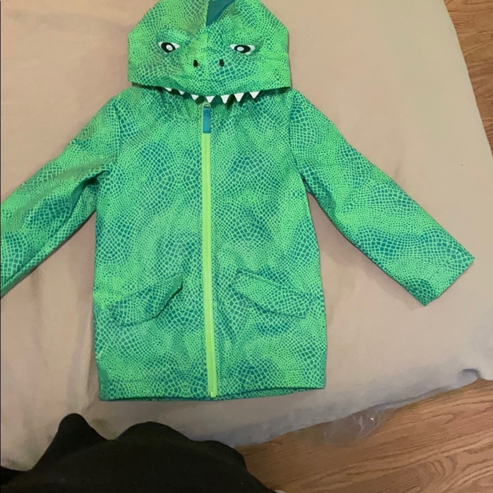 Cat and Jack 3T Dinosaur Rain Jacket